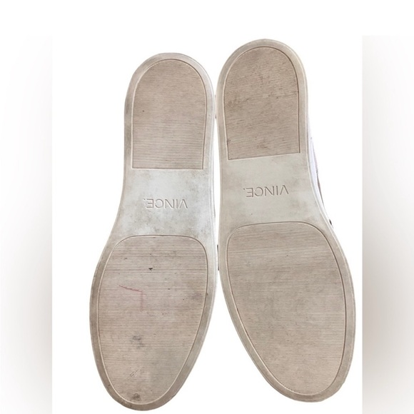 Vince Champagne Satin Warren 90s Y2K Slip-On Loafers - Picture 9 of 10